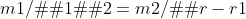 m1/〖r1〗^2 = m2/〖(r-r1)〗^2